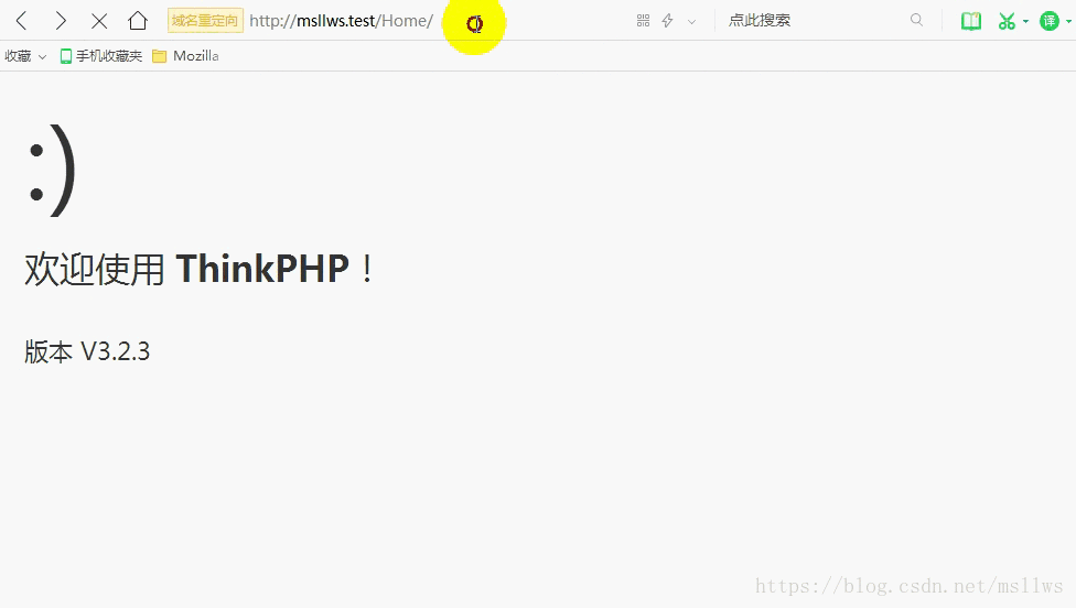 ThinkPHP3.2.3 跳转404