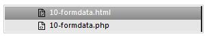 PHP使用HTML5 FormData对象提交表单操作示例