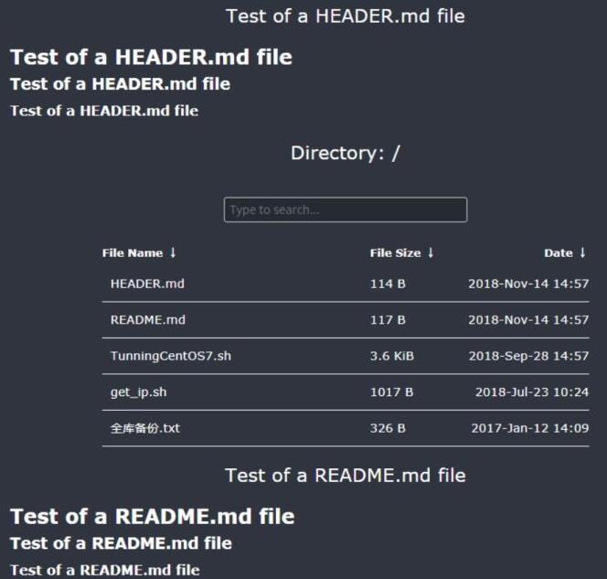 PHP开启目录引索 fancyindex