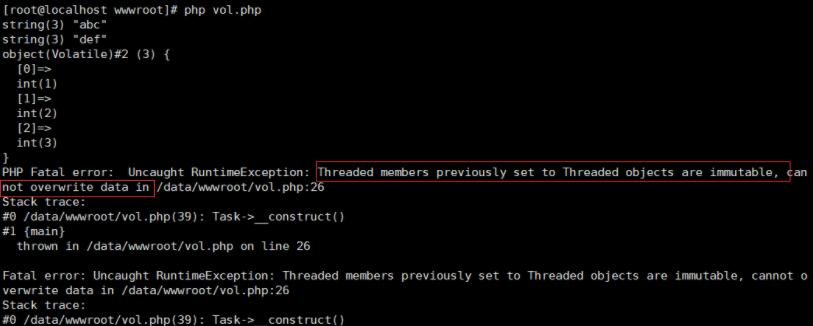 PHP pthreads v3下的Volatile简介与使用方法示例