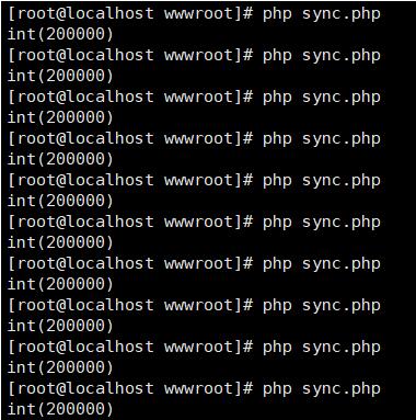 PHP pthreads v3下同步处理synchronized用法示例