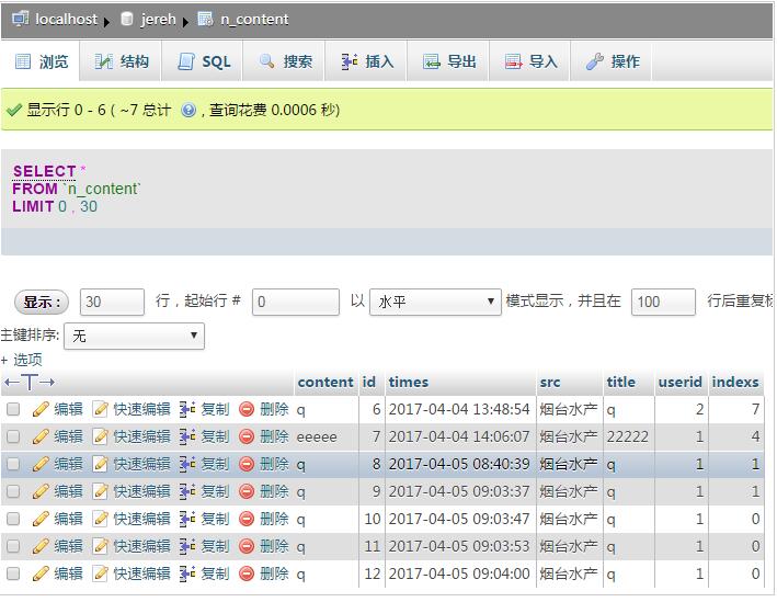 用php实现分页效果的示例代码