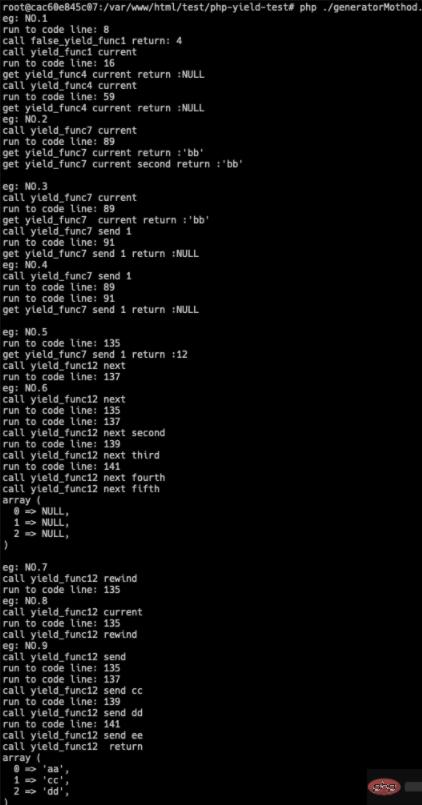 PHP yield 协程 生成器用法的了解
