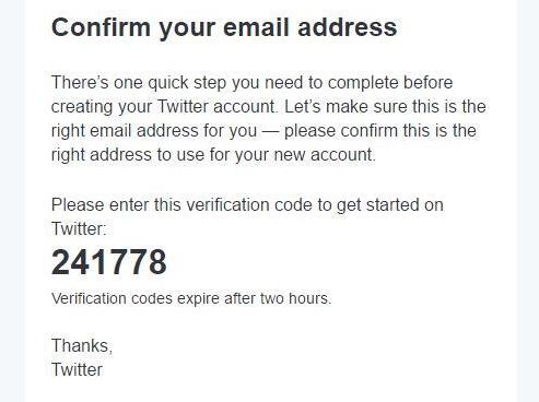 推特账号注册